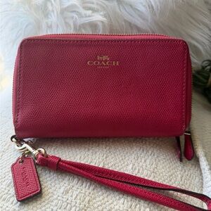 Coach Pink wristlet